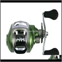 Sports & Outdoors Drop Delivery 2021 Fishing Drip Wheel 7Dot1: 1 High Speed Metal Reel Double Brake System Saltwater Aessories Baitcasting Re