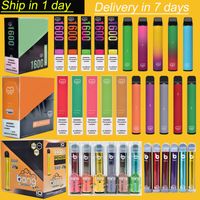 Engångs E-cigaretter Puff Bar Plus XXL Vape Pen Electronic Cigarette 800 1600 Puffs Kit Förfylld Cartidge vs Bang XXL