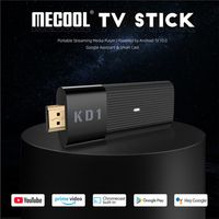 Mecool KD1 Stick AMLogic S905Y2 TV Box Android 10 2 GB 16 GB Supporto Google certificato Voice 4K 2.4G 5G WiFi BT Donglea50