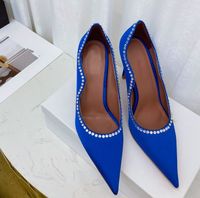 Designer high quality ladies stiletto heels Amina sandals hi...