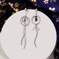 Thaya äkta s925 sterling silver örhänge söt dangle japansk stil för kvinnor mode fina smycken 210618