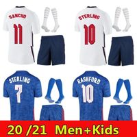 20 21 المملكة المتحدة DELE Alli Soccer Jerseys Kane Rashford Vardy Barkley Sterling Sturridge Sancho Jersey 2021 Men Kids Kit Football Commet