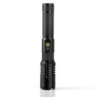 20W HIGH LUMENS Torches Super Ljus RechargeabletActical Flash Light med Zoomable Waterproof 5 Modes Power Bank Funktion för vandring Jakt Camping Utomhus