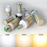 Lampen 7W-25W LED Corn Light E27 E14 B22 G9 GU10 Screw Bayonet Base 24/36/48/56/69/108 Chips Bright White Lampada 220 V 230V