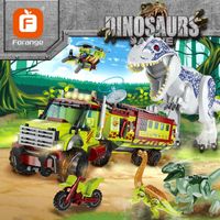 Forange Dinosaur Creator Building Block Jurassic Animal World Park Explore Bricks Toys Birthday Gift For Children Y0808