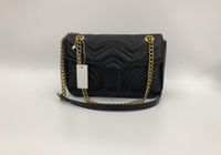 고품질 디자이너 여성 핸드백 유명한 어깨 가방 골드 체인 크로스 바디 Soho Bag 디스코 지갑 지갑 26cm