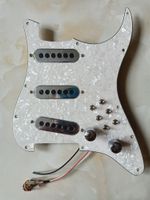 Atualizado Prewed Pickguard Silver Burns Tri-Sonic Pickups para Brian May Especial Guitar Selding Harness 1 Conjunto