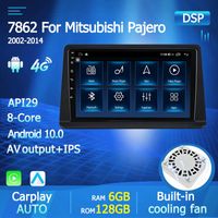 Oyuncu 1280 * 720 HD Carplay IPS DSP Android 11 Mitsubishi Pajero Gen2 2002-2014 Için Oto Radyo Video Navigasyon 4G LTE ile Çerçeve Araba DVD
