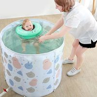 Vista veste bóia infantil inflável gola inflável bebê natação natação anel de banho casa tube de pescoço de pescoço dedicado flutuante