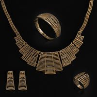 Earrings & Necklace Fani Fashion African Beads Jewelry Set W...