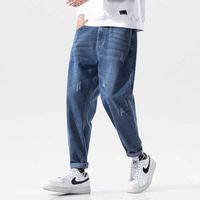 Jeans da uomo Primavera e autunno Casual Jeans Harlan Jeans Trend Esterni Versatile Simple Tech Tech Materiale in pile