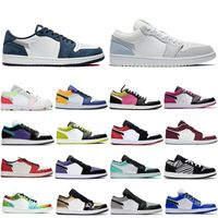 Hommes Casual Shoes Jeux Royal Low Court Violet Blanc Blanc Shadow Glow Bred Grey Black Toile Femmes Skateboard Sneakers Taille 36-47