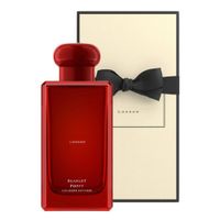 Scarlet Poppy 3,4 oz 100ml Colónia Spray intenso por Famoso Brand Perfume Jo London Malong Edição Limitada para Mulheres Fragrância
