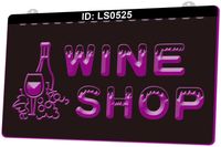 LS0525 Wine Shop Bar Light Sign LED 3D Engraving Wholesale Retail