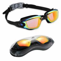Lunettes de natation confortables à choix multi-choix avec lunettes de bain UV- anti-brouillard
