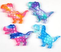 O Dinossauro Camuflagem Fidget Brinquedos Empurrões Educacionais Bolha Prensa Placa sensorial ansiedade sensorial sensação de estresse crianças brinquedo de inteligência mental aritmética