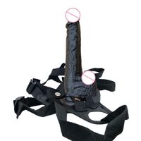 Strap on Realistic Dildos for Women Lesbian Suction Cup Vibrating Vibrator Dildo Penis comes with Wearing Tools Silicone anal Dildoes Sex Toy for Females