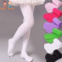 10 unid / lote Muiti-Colors Girls Tights Kids Novelty Stockings Baby Soft Velvet Ballet Pantyhose 3-12YEARS 211028