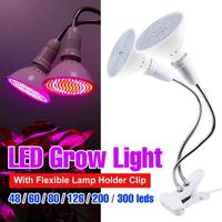 Grow LED Light Full Spectrum E27 LED Plant Growth Light Bulb Indoor Greenhouse Phyto Lamp Hydroponic LED Fito Lamp US EU Plug W220312