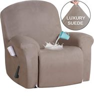 Suede All-inclusive Recliner Stoel Cover Stretch Chair Waterdichte Antislip Slipcover Stofdicht Massage Sofa Stoel Seat Protector 1280 V2