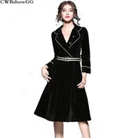 Casual Dresses CWBshowGG 2021 Autumn And Winter Runway Ladie...
