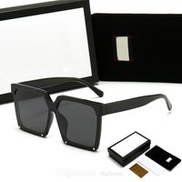 Klasik Lüks Güneş Gözlükleri Marka Tasarım UV400 Gözlük Erkek Bayan Büyük Boy Kare Tasarımcı Güneş Gözlükleri Erkekler Kadınlar Için Çerçeveleri Polaroid Cam Lens