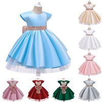 Детский костюм-костюм принцесса цветок девушка платье день рождения дети платья для девочек подростки PROM дизайн