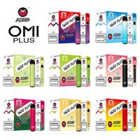 Authentische Aokit Omi Plus Einweg-E-Zigaretten 1600Puffs Vape-Stift 5.3ml Vorgefüllter Patrone-Verdampfer 800mAh Batterie-Dampf-Kit Lux Cube