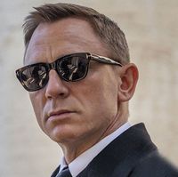 Lüks Tasarımcı Gözlük James Bond 007 Stil TF237 Özelleştirmek Reçete Miyopi Progressive Güneş Gözlüğü Lensler Klasik Gözlük Size50-21-145
