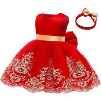 Kızlar Elbiseler Bebek Rahat Giyim Çocuk Kız Çocuk Etekler Panço İşlemeli Yaylar Prenses B9138