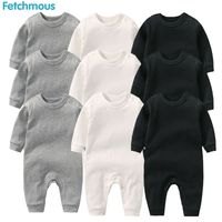Baby Boys Rompers Roupa De Bebes Long Sleeve Winter Soft Cotton Girls Clothes Born Clothing 210911