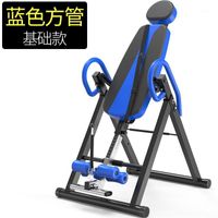 Massage Gun Foldable Small Inverted Machine Household Upside Down Device Inversion Therapy Table With Adjustable Airbag Waist Cushion