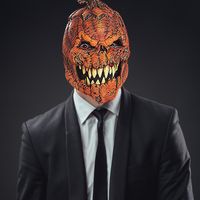 Filme Realístico Cosplay Máscara Terror Assustador Halloween Mask Halloween Festa de Natal Presente Cosplay Adereços