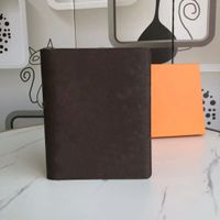 Mode Designer Plånböcker med lådhållare Högkvalitativ anteckningsbok Dagbok Skyddskort Kortpåsar Passport Wallet Desktop Notepad Cover