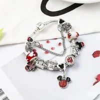 925 silver charm fit for pandora European bracelet Charm Bead Accessories DIY Wedding Jewelry with gift for girl Christmas