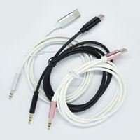 Type-C USB-кабели мужчина до 3,5 мм разъема для наушников автомобиль стерео Aux Audio кабельный шнур адаптер для телефона Moblie