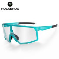 Rockbros Yetişkin Renk Değişikliği Bisiklet Güneş Gözlüğü Spor MTB Bisiklet Gözlük UV Koruma Bisiklet Gözlük