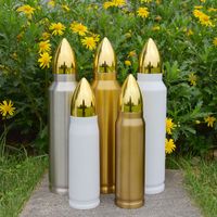 RAGRE Bullet Cup Sublimation Rakets Tumbler 17oz 34 Unzen Edelstahl kreativer Vakuumflaschen Thermos