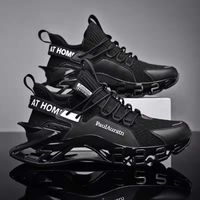 Moda Tasarım Spor Bıçak Ayakkabı Koşu Ayakkabıları US12 Gündelik Flaş Siyah Beyaz Spor Klasik 3 M Yansıtıcı Erkek Ayakkabı Düz ​​Kadife Elbise En Kaliteli Boyutu US11 EUR39-EUR46