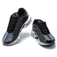 러닝 신발 TN Plus 2 3 Mens 블랙 화이트 대학교 블루 네온 그린 하이퍼 파스텔 블루 통기성 스니커즈 트레이너 야외 스포츠 패션 크기 HLAF와 EUR40-EUR46