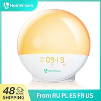 Heimvision A80S WiFi Smart Wake Up Light Workday будильник с 7 цветами восход солнца / Sunset Life Tuya приложение 210804