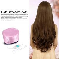 Women Hair Steamer Cap Dryers Thermal Treatment Hat Beauty SPA Nourishing Styling Electric Care Heating US Plug Caps & Hats1