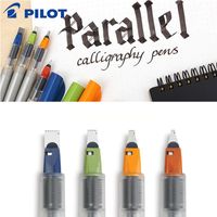 Pilot Parallel Pen Art Fountain Gothic Arabic Calligraphy With 12 Color Ink Cartridges 1.5 2.4 3.8 6.0mm Pens