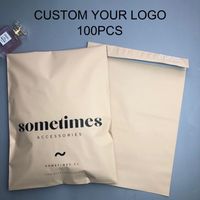 Gift Wrap Nude Poly Mailers With Logo, Bags, Envelope,Custom Your Design Brown Postage Envelopes,Print Personalized Logo