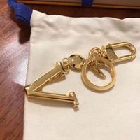 Fashion Letter Design Keychain Charm Key Rings for Mens and Women Party Lovers Gift Keyring Jewelry Nrj