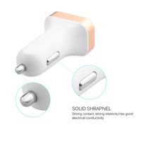 Dual-Port USB-Adapter Auto-Ladegerät doppelt USB für iPhone iPad Samsung Xiaomi Telefon Ladekabel Autoladegerät Digitalanzeige