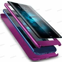 360 Grad volle Abdeckung Schutz Telefon Hüllen mit gehärtetem Glas Hard PC Cover Case für iPhone 12 mini 11 pro xs max xr x 8 6 s 7 plus