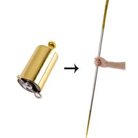 Trekking Poles Steel Cane Pocket Staff Magic Stage Trick Gimmick 1.1m/1.3m/1.5m Magician Wand Rod Metal Retractable Can