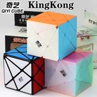 Magic Cube Puzzle Qiyi 3x3x3 Axis Cube Kingkong Jing Professional Super Speed ​​Cube Образовательный поворот Мудрости Игрушки Игрушки Game Dipare Z