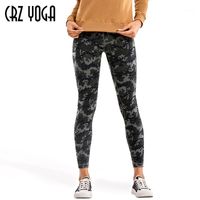 Yoga Roupas CRZ Mulher nua de mulheres I High cintura apertada calças treino leggings-25 polegadas1